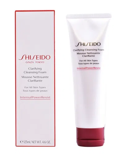 Shiseido Unisex 4.6oz Clarifying Cleansing Foam In White