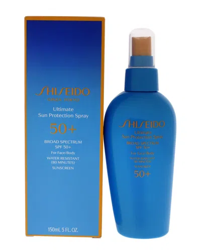 Shiseido Unisex 5oz Ultimate Sun Protection Spray Spf 50 Sunscreen In White