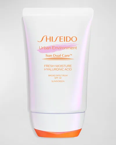 Shiseido Urban Environment Fresh-moisture Sunscreen Broad-spectrum Spf 42, 1.8 Oz. In White