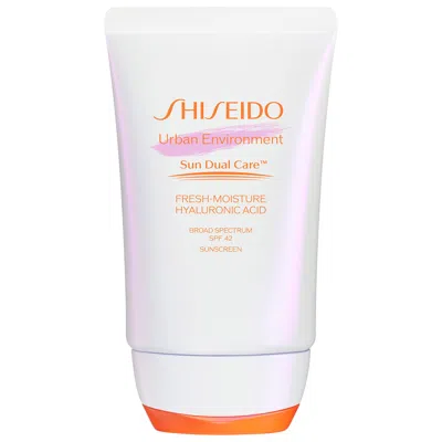 SHISEIDO URBAN ENVIRONMENT FRESH-MOISTURE SUNSCREEN BROAD-SPECTRUM SPF 42 WITH HYALURONIC ACID 1.8 OZ / 50 ML