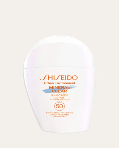 Shiseido Urban Environment Mineral Clear Sunscreen Spf 50, 1 Oz.