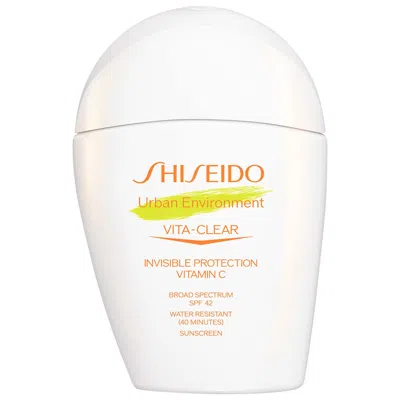SHISEIDO URBAN ENVIRONMENT VITA-CLEAR SPF 42 FACE SUNSCREEN WITH VITAMIN C 1 OZ / 30 ML