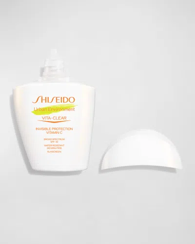 Shiseido Urban Environment Vita-clear Sunscreen Spf 42, 1 Oz. In White