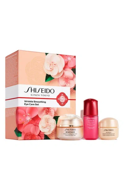 Shiseido Wrinkle Smoothing Eye Care Set (limited Edition) $113 Value In White