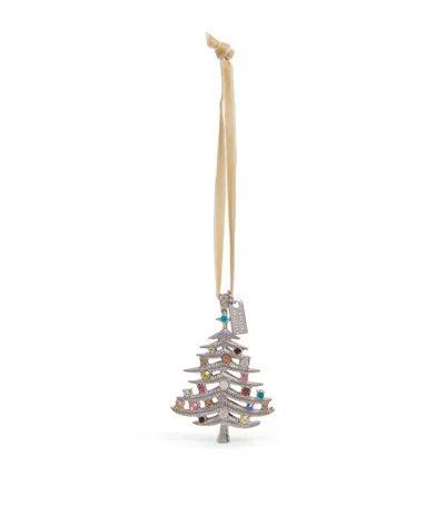 Shishi Embellished Tree Decoration In Multi