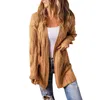 Shiying Cable Knit Cardigan In Rust