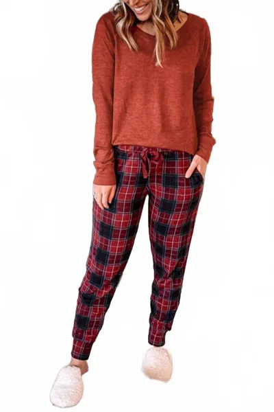 Shiying Fashion Top & Plaid Pants In Multicolor