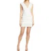 Sho By Tadashi Shoji Plunge Neck Tiered Ruffle Cocktail Dress In Ivory/petal