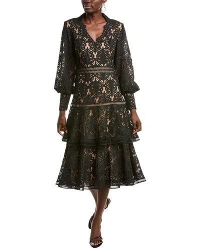 Sho By Tadashi Shoji Tadashi Shoji Midi Dress In Black