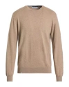 Shockly Man Sweater Beige Size 40 Cotton, Cashmere In Neutral
