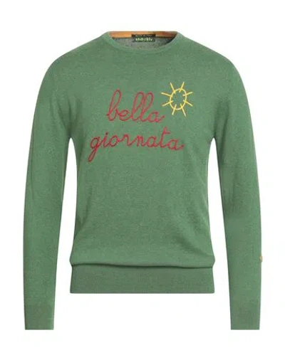 Shockly Man Sweater Green Size 38 Cotton, Cashmere