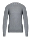 Shockly Man Sweater Grey Size 38 Cotton, Cashmere In Gray