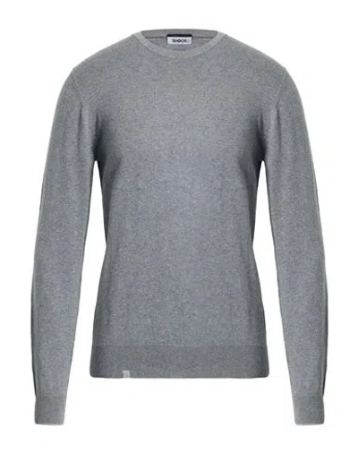Shockly Man Sweater Grey Size 38 Cotton, Cashmere In Gray