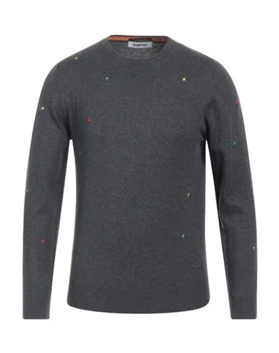 Shockly Man Sweater Lead Size 36 Cotton, Cashmere In Grey