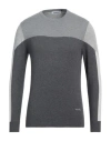 Shockly Man Sweater Lead Size 36 Cotton, Cashmere In Grey