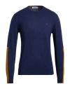Shockly Man Sweater Navy Size 36 Cotton, Cashmere In Blue