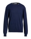 Shockly Man Sweater Navy Size 44 Cotton, Cashmere In Blue
