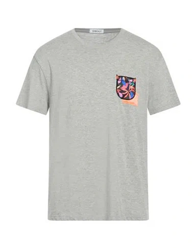 Shockly Man T-shirt Grey Size 3xl Cotton In Gray