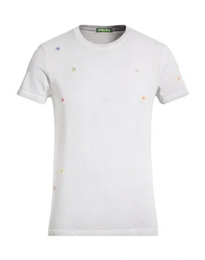 Shockly Man T-shirt Grey Size S Cotton In Multi