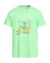 Shockly Man T-shirt Lime Green Size Xl Cotton