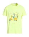 Shockly Man T-shirt Yellow Size Xl Cotton In Green
