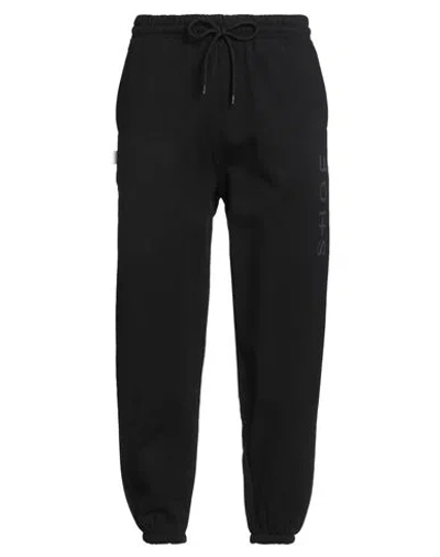 Shoe® Shoe Man Pants Black Size Xxl Cotton, Polyester
