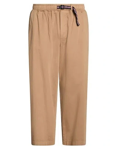 Shoe® Shoe Man Pants Brown Size L Cotton, Elastane In Neutral