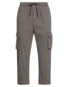 Shoe® Shoe Man Pants Dark Brown Size L Cotton, Elastane In Gray