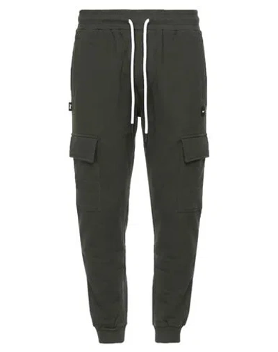 Shoe® Shoe Man Pants Dark Green Size M Cotton, Elastane