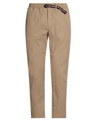 Shoe® Shoe Man Pants Khaki Size L Cotton, Nylon, Elastane In Beige