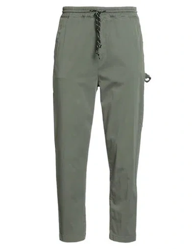 Shoe® Shoe Man Pants Military Green Size Xl Cotton, Elastane