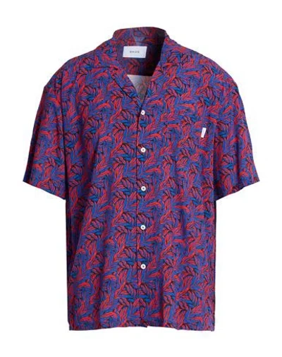 Shoe® Shoe Man Shirt Blue Size L Viscose In Multi