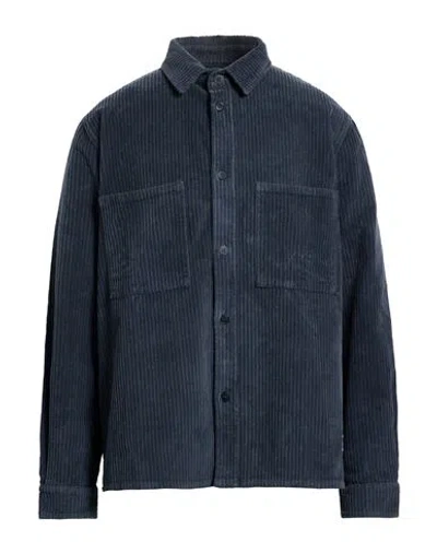 Shoe® Shoe Man Shirt Charcoal Size Xl Cotton, Elastane In Gray