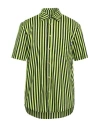 Shoe® Shoe Man Shirt Lime Green Size M Cotton, Lycra In Green