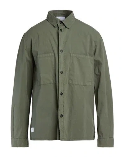 Shoe® Shoe Man Shirt Military Green Size Xl Cotton, Elastane In Gray