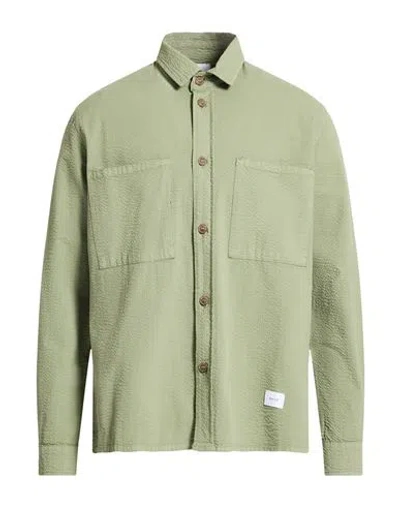Shoe® Shoe Man Shirt Sage Green Size Xl Cotton, Elastane