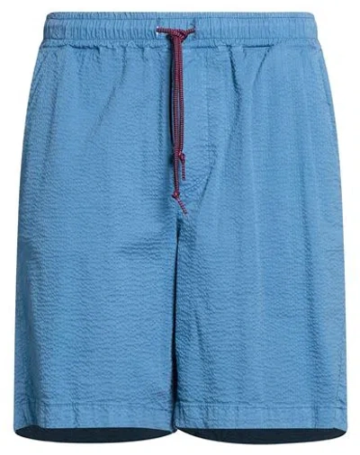 Shoe® Shoe Man Shorts & Bermuda Shorts Blue Size S Cotton, Elastane