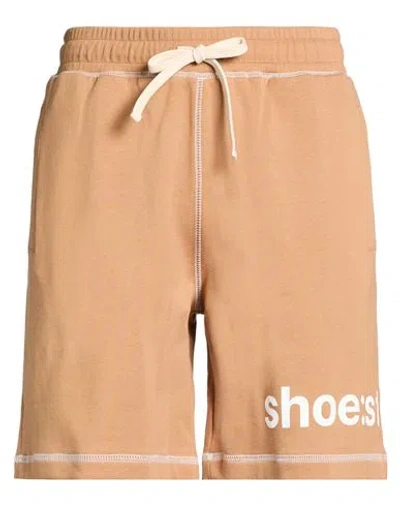 Shoe® Shoe Man Shorts & Bermuda Shorts Camel Size S Cotton In Beige