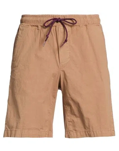 Shoe® Shoe Man Shorts & Bermuda Shorts Camel Size Xl Cotton, Elastane In Neutral