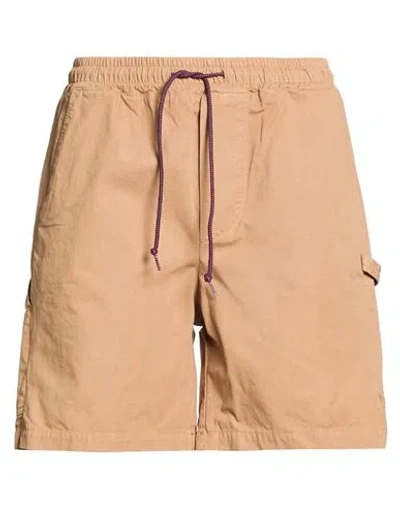 Shoe® Shoe Man Shorts & Bermuda Shorts Light Brown Size Xxl Cotton