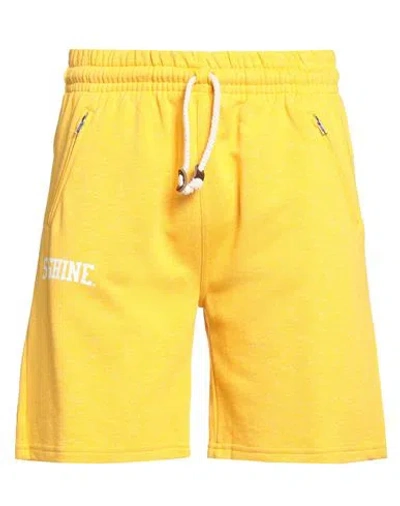 Shoe® Shoe Man Shorts & Bermuda Shorts Marigold Size M Cotton, Polyester, Viscose In Yellow