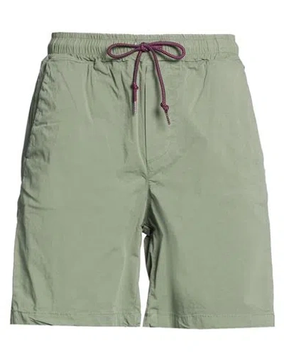 Shoe® Shoe Man Shorts & Bermuda Shorts Military Green Size Xl Cotton, Elastane