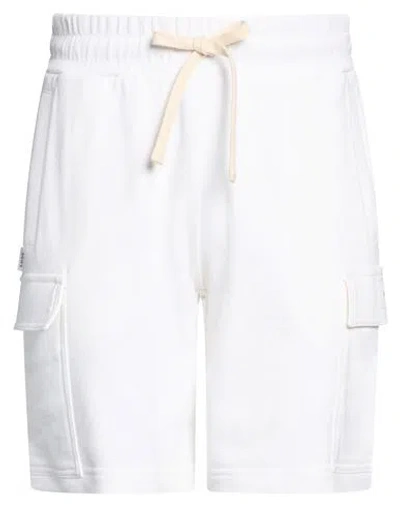 Shoe® Shoe Man Shorts & Bermuda Shorts White Size M Cotton