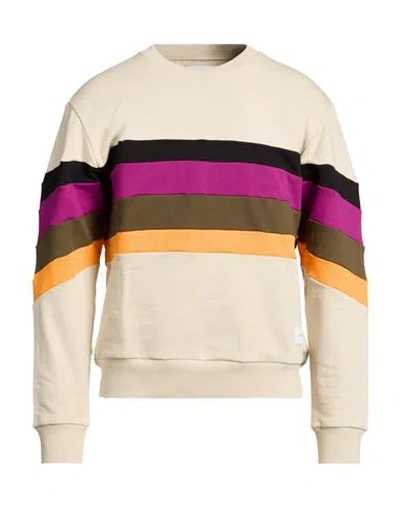 Shoe® Shoe Man Sweatshirt Beige Size M Cotton In Multi