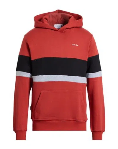 Shoe® Shoe Man Sweatshirt Brick Size Xxl Cotton In Red