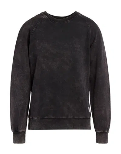 Shoe® Shoe Man Sweatshirt Charcoal Size M Cotton In Black