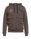 Shoe® Shoe Man Sweatshirt Chocolate Brown Size M Cotton