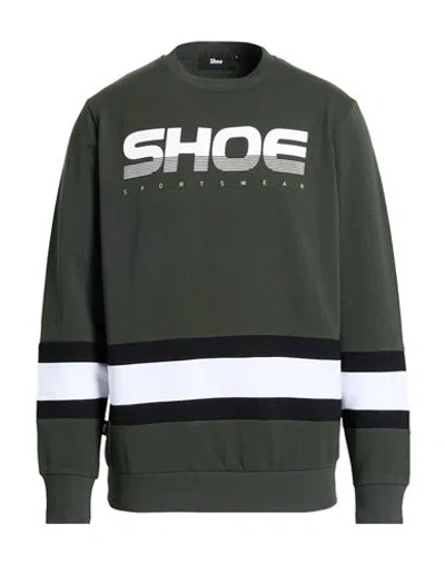 Shoe® Shoe Man Sweatshirt Dark Green Size Xl Cotton, Elastane