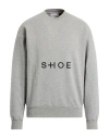 Shoe® Shoe Man Sweatshirt Grey Size Xl Cotton, Polyester In Gray