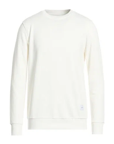 Shoe® Shoe Man Sweatshirt Ivory Size Xxl Organic Cotton In Multi